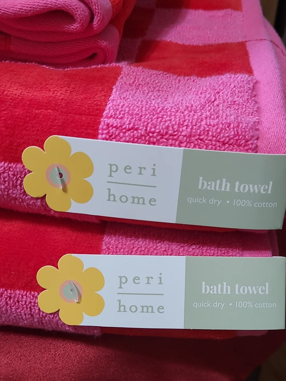 Peri Home Game Of Love Checkerboard Towel Set